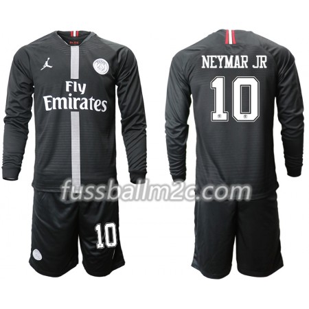 Fußballtrikots Paris Saint-Germain NEYMAR JR 10 Jodan Schwarz Kinder Ausweich Trikotsatz 2018-2019 Langarm Fußballtrikots Paris Saint-Germain NEYMAR JR 10 Jodan Schwarz Kinder Ausweich Trikotsatz 2018-2019 Langarm